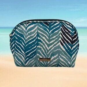 Trina Turk Zebra Multi Print Dome Cosmetic Case
